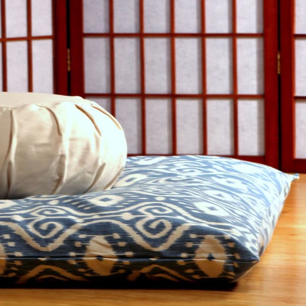3 Fold Meditation Mat double - meditation yoga decor bed cushion pillow