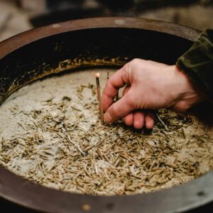 Japanese incense offering